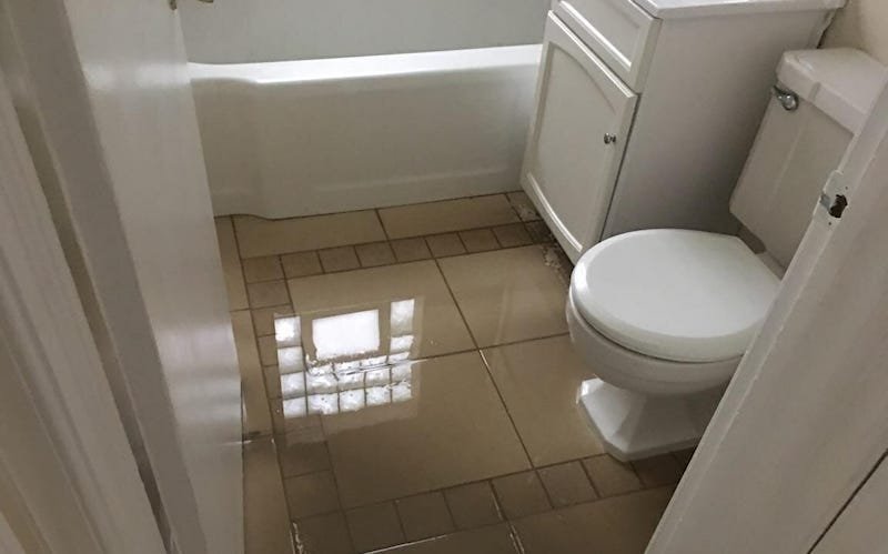 bathroom leak detection methods