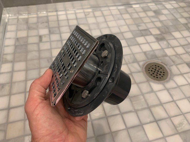 shower drain issues in bathtub shower combo